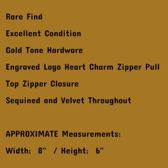 Betsey Johnson Sequin Leopard or Cheetah Print Clutch - Picture 4 of 15